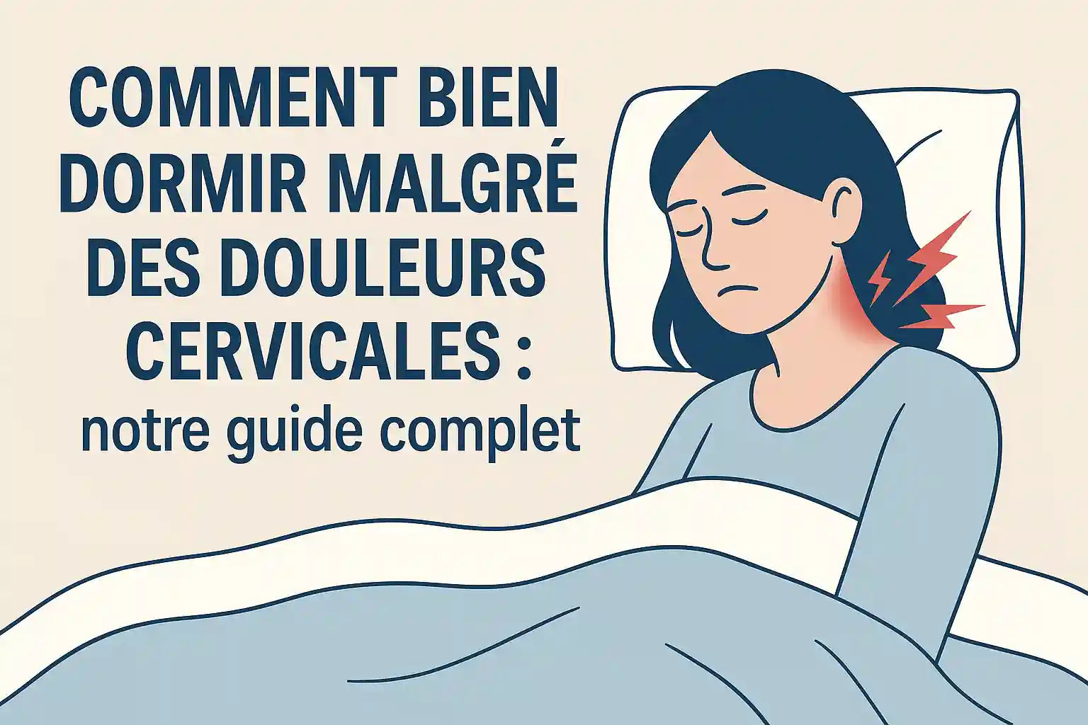 Comment bien dormir malgré des douleurs cervicales