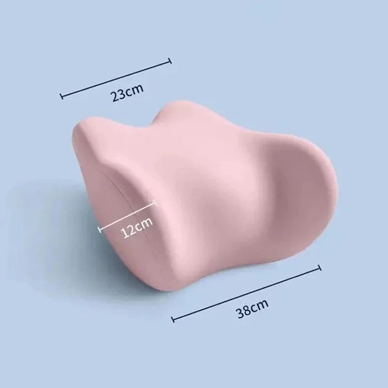 Schéma présentant les dimensions précises du coussin lombaire Nuit Optimale™ conçu pour un confort ergonomique.