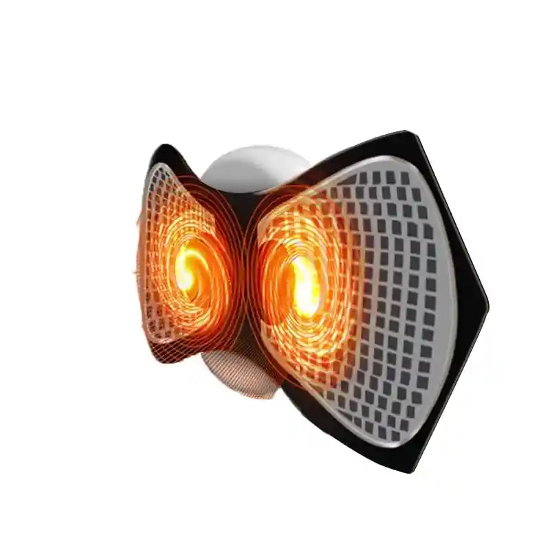 Femme utilisant le patch de relaxation NeuroPatch™ sur sa nuque pour apaiser les raideurs cervicales et le torticolis.