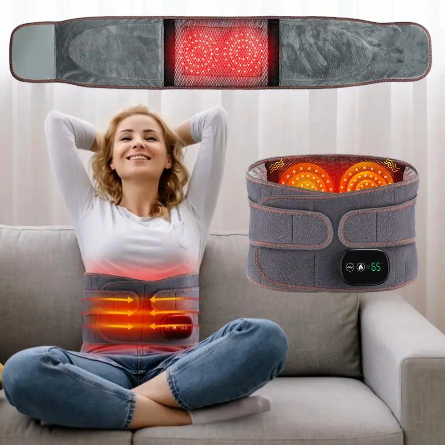 Coussin Chauffant Lombaires avec Massage Intégré - Technologie Double Confort - Mon - Coussin – Boutique Française de Coussins Orthopédiques, de Lecture et pour Animaux