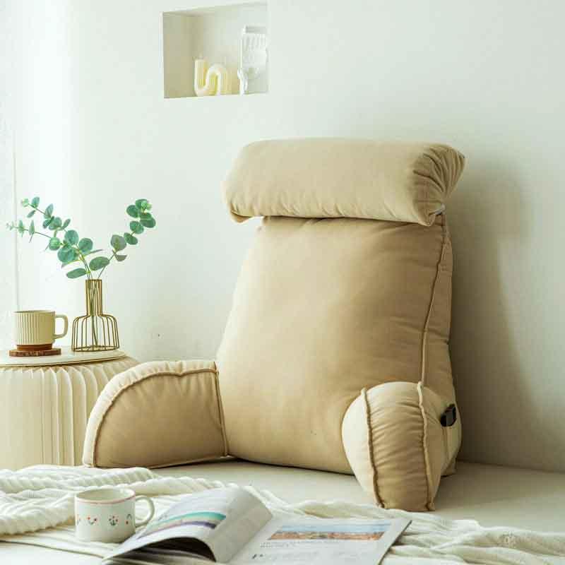 Coussin de Lecture de Lit avec Support - Mon - Coussin