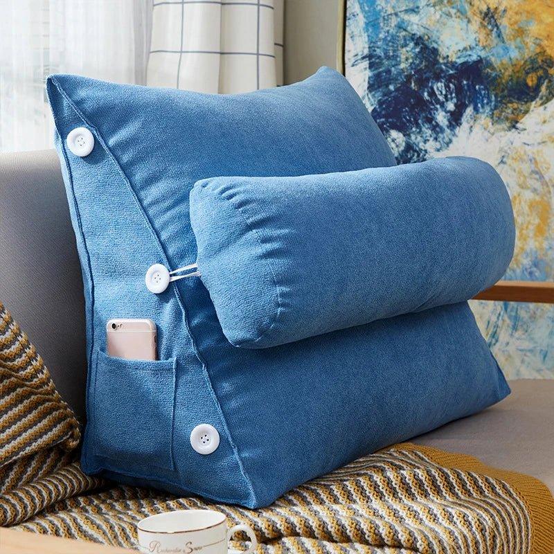 Coussin de lecture pour le lit confort en coton - Mon - Coussin