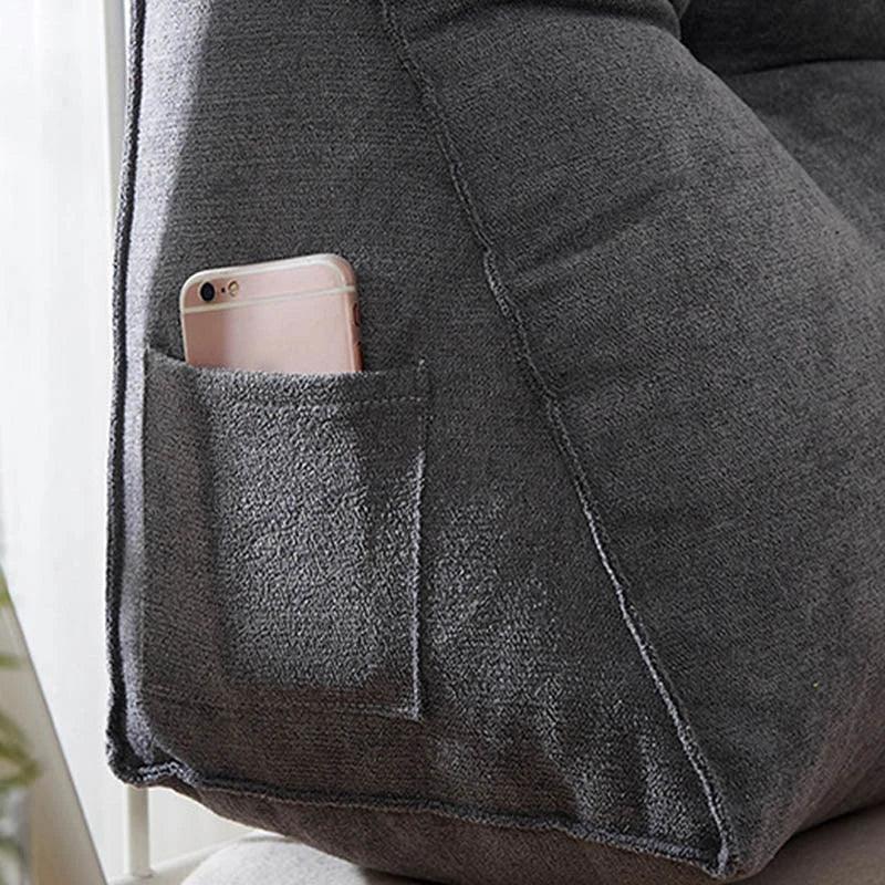 Coussin de lecture pour le lit confort en coton - Mon - Coussin