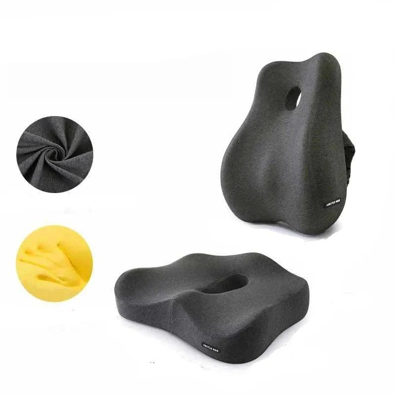 Coussin lombaire à mémoire de forme : Support ergonomique intelligent avec design moderne - Mon - Coussin – Boutique Française de Coussins Orthopédiques, de Lecture et pour Animaux