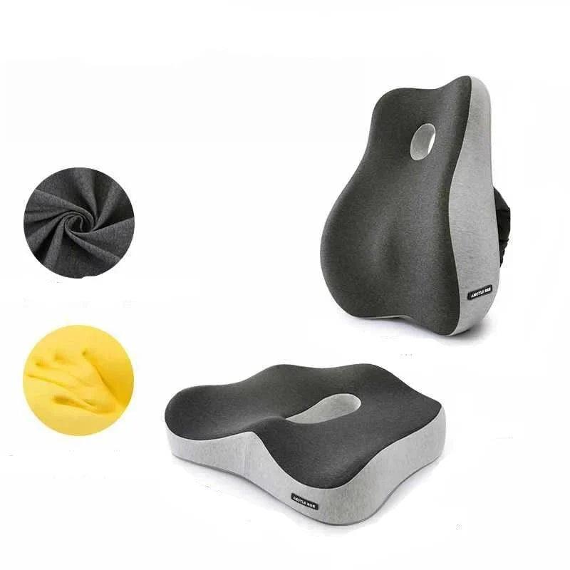 Coussin lombaire à mémoire de forme : Support ergonomique intelligent avec design moderne - Mon - Coussin – Boutique Française de Coussins Orthopédiques, de Lecture et pour Animaux