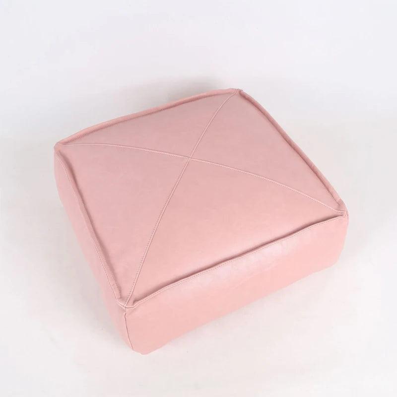 Coussin pour canapé en cuir: Design Géométrique avec Finition Artisanale - Mon - Coussin – Boutique Française de Coussins Orthopédiques, de Lecture et pour Animaux