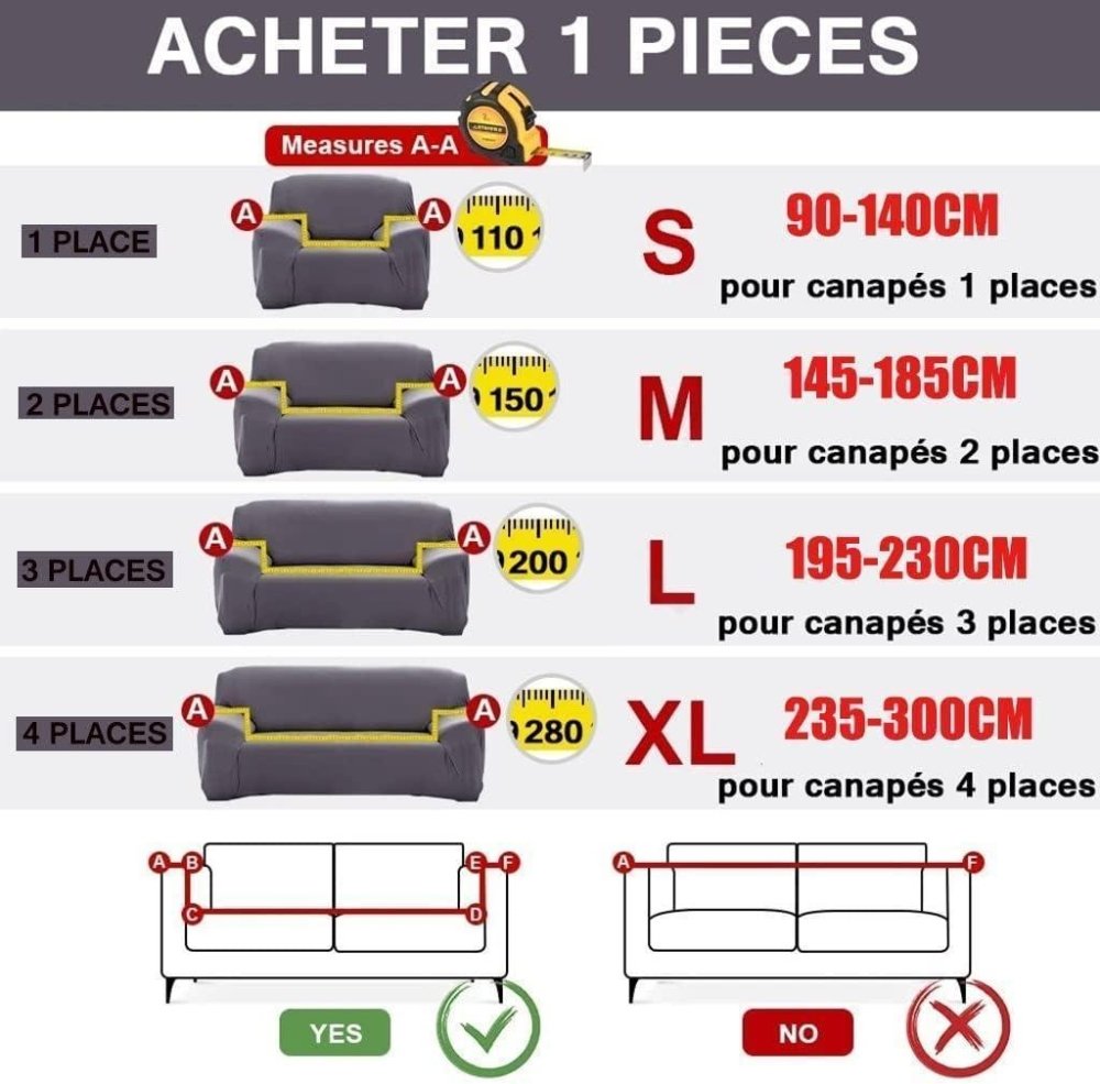 Housse de Canapé d'Angle Extensible Motif Fougères Botaniques - Mon - Coussin – Boutique Française de Coussins Orthopédiques, de Lecture et pour Animaux