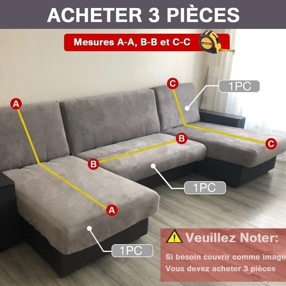 Housse de Canapé d'Angle Extensible Motif Fougères Botaniques - Mon - Coussin – Boutique Française de Coussins Orthopédiques, de Lecture et pour Animaux