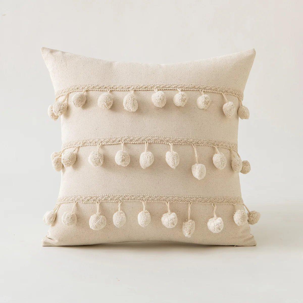 Housse de coussin 45x45 beige - Mon - Coussin