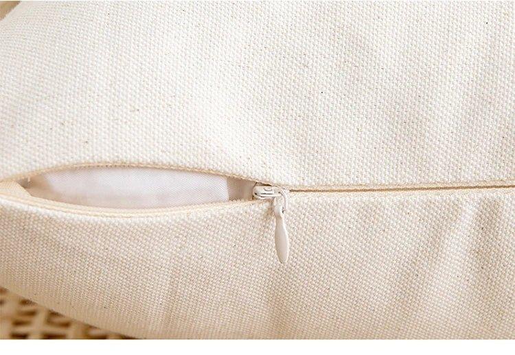 Housse de coussin 45x45 beige - Mon - Coussin