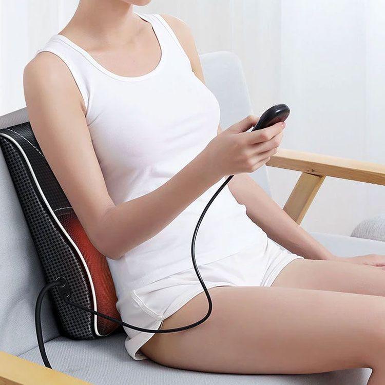 Coussin de Massage Shiatsu Chauffant TheraShiatsu™ | Le Soulagement Professionnel à Domicile