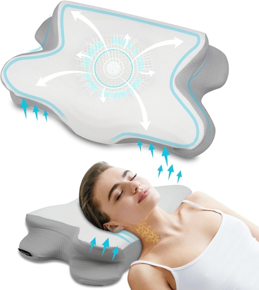 Oreiller pour cervicales douloureuses - Solution ergonomique pour un sommeil réparateur - Mon - Coussin – Boutique Française de Coussins Orthopédiques, de Lecture et pour Animaux
