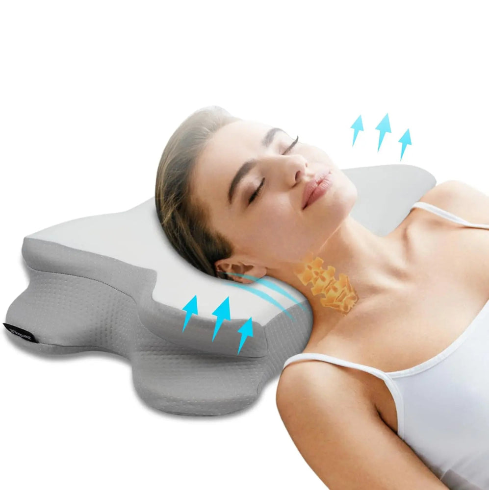 Oreiller pour cervicales douloureuses - Solution ergonomique pour un sommeil réparateur - Mon - Coussin – Boutique Française de Coussins Orthopédiques, de Lecture et pour Animaux