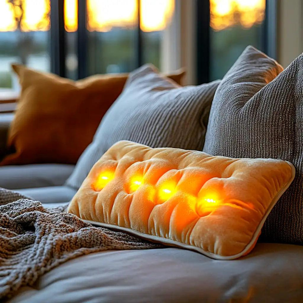 Coussin chauffant - Mon-Coussin – Boutique Française de Coussins Orthopédiques, de Lecture et pour Animaux