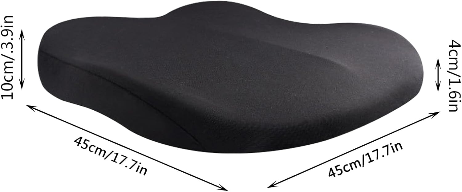 Ergonomic car booster cushion for comfortable and safe driving 