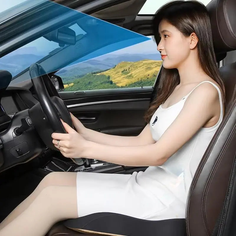 Ergonomic car booster cushion for comfortable and safe driving 