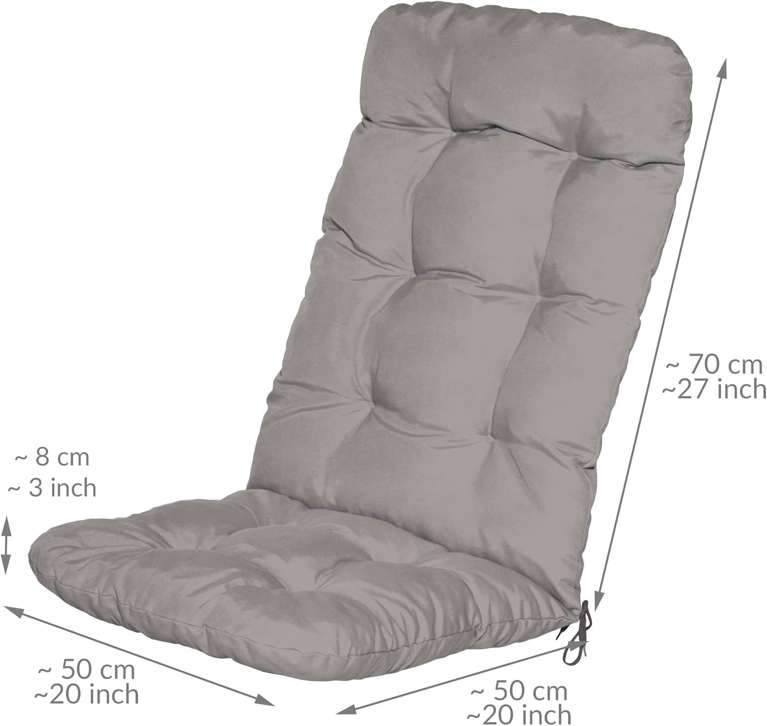 Outdoor chair cushion: premium comfort and UV resistance guaranteed