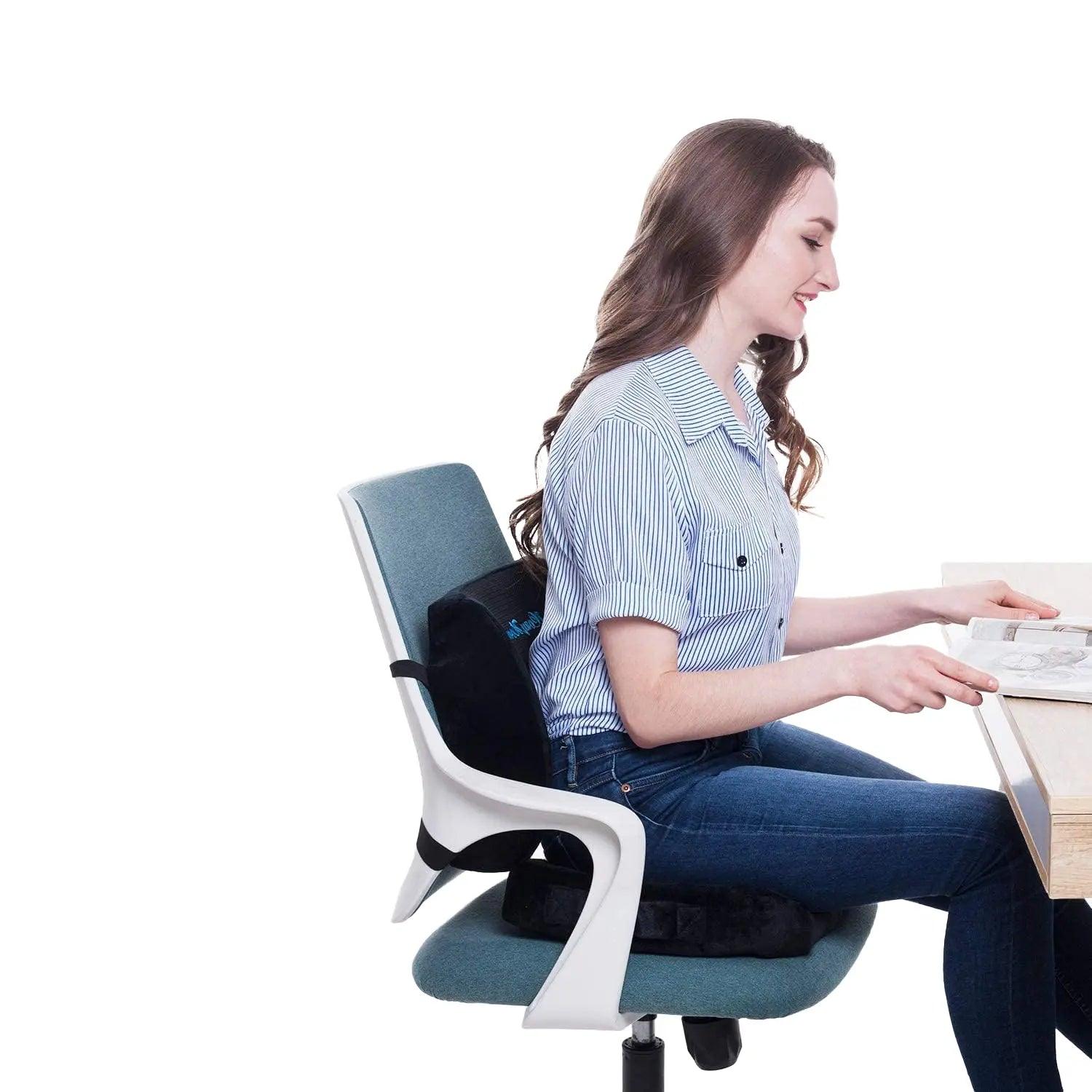 Lumbar Cushion: Premium Ergonomic Support with Memory Foam Technology