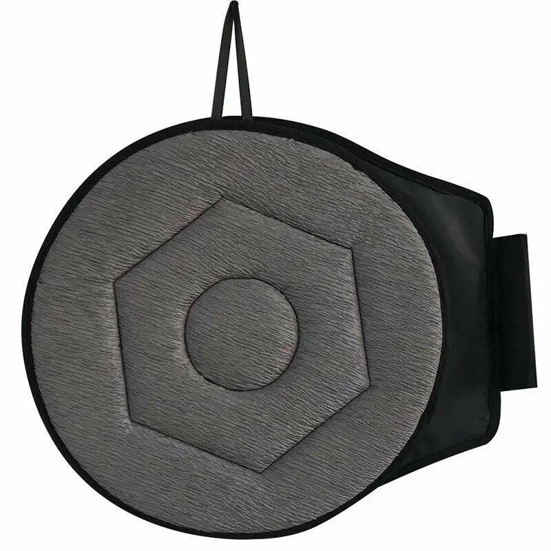 Coussin pivotant voiture gris foncé avec surface antidérapante