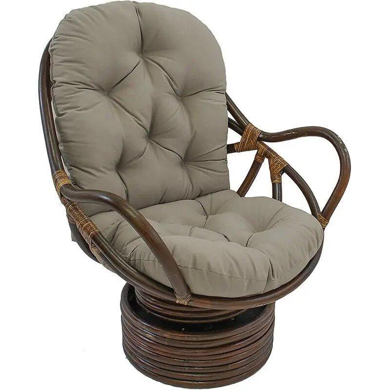 Coussin pour fauteuil osier beige sable idéal pour une ambiance chaleureuse