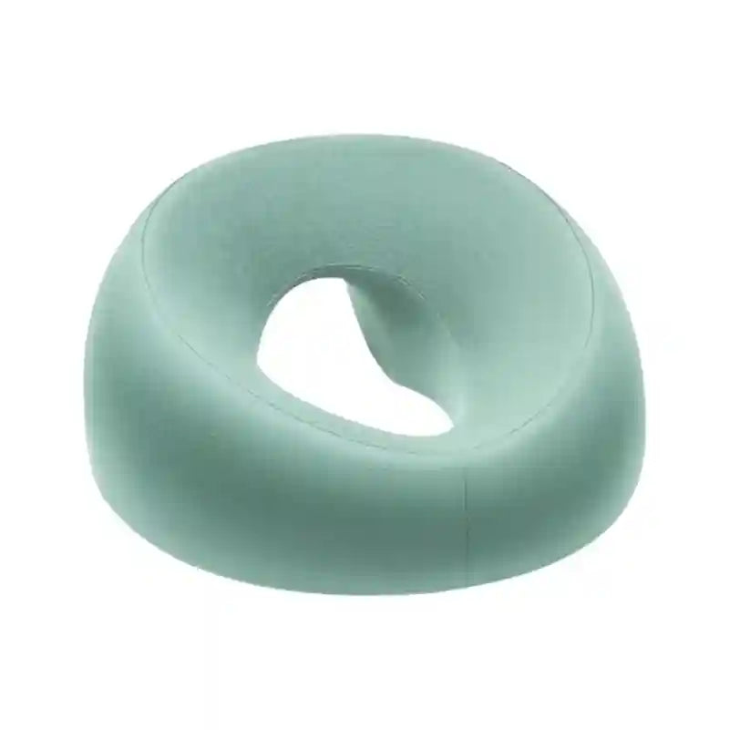 Coussin vitrectomie vert doux avec ouverture respirante
