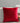 Housse de coussin 45x45 rouge