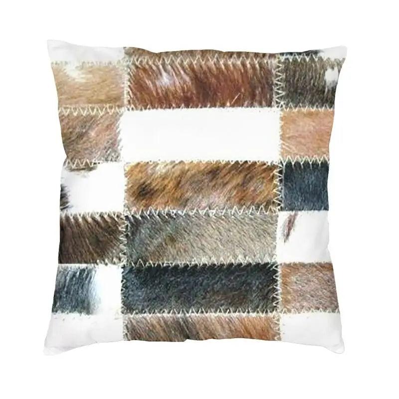 Cowhide Cushion: Natural Authenticity &amp; Unique Design