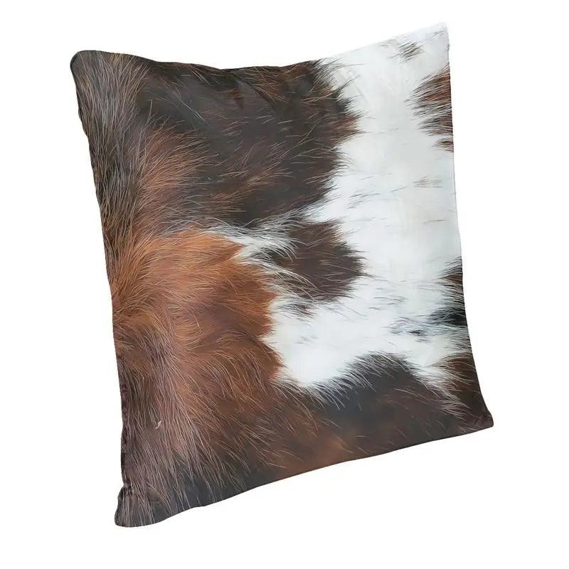 Coussin Peau de Vache : Authenticité Naturelle & Design Unique