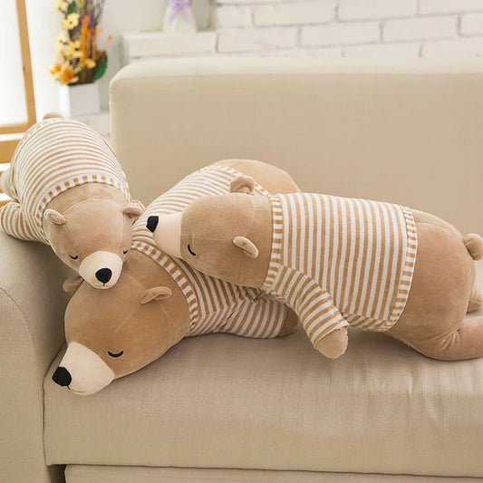 Coussin peluche ours
