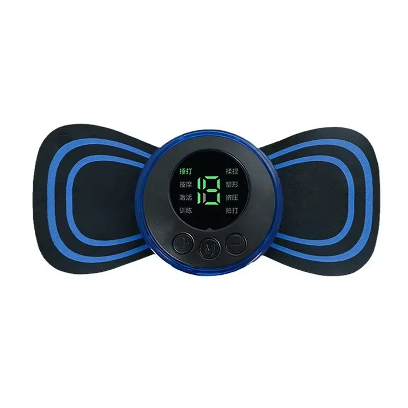 Patch d'électrostimulation cervicale NeuroPatch™, conçu pour le soulagement des tensions musculaires de la nuque et du dos.