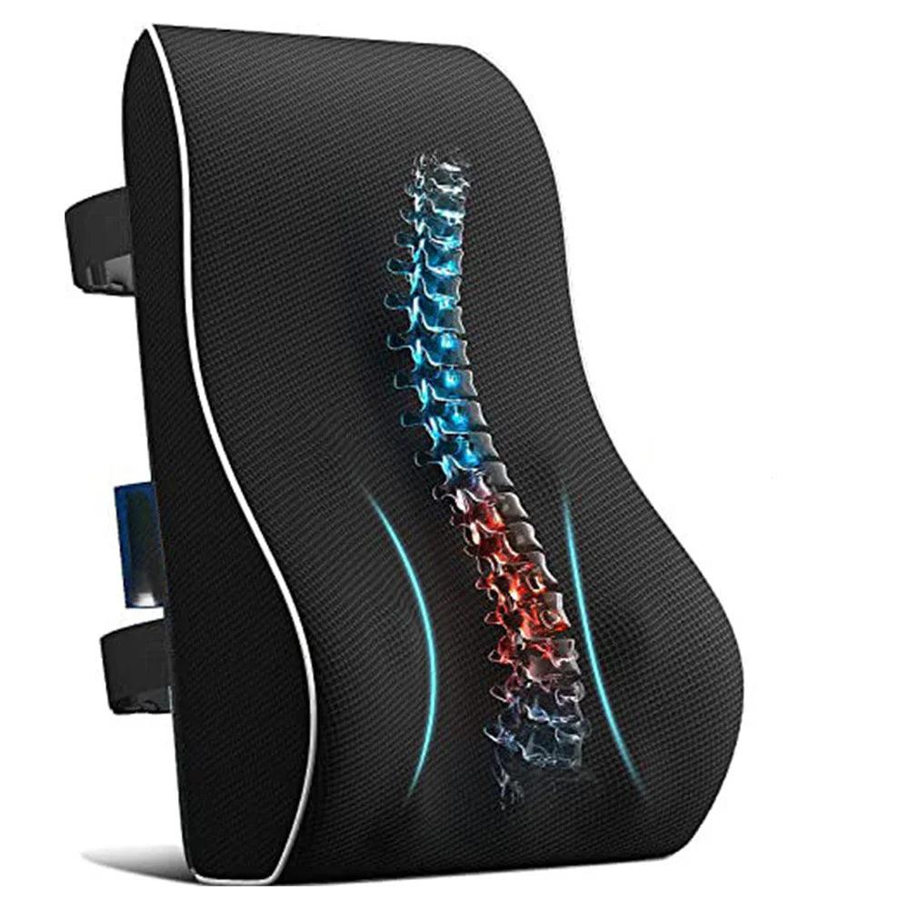 Car Back Cushion: Premium Ergonomic Support with Memory Foam