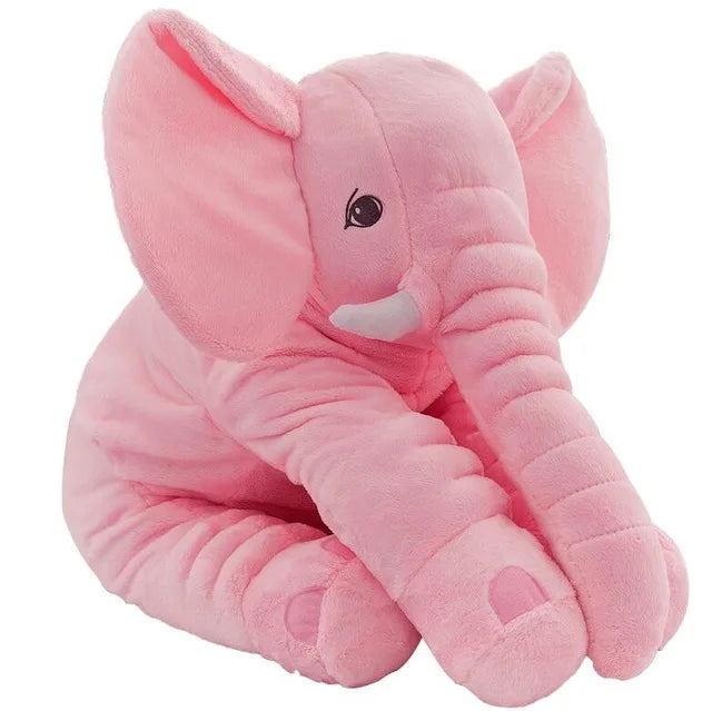 coussin éléphant rose doux pour chambre d’enfant ou cadeau de naissance