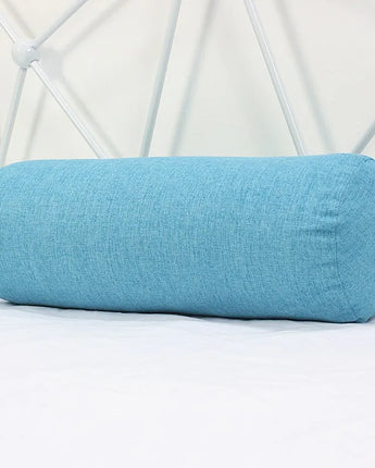 coussin long boudin pour canapé en tissu solide