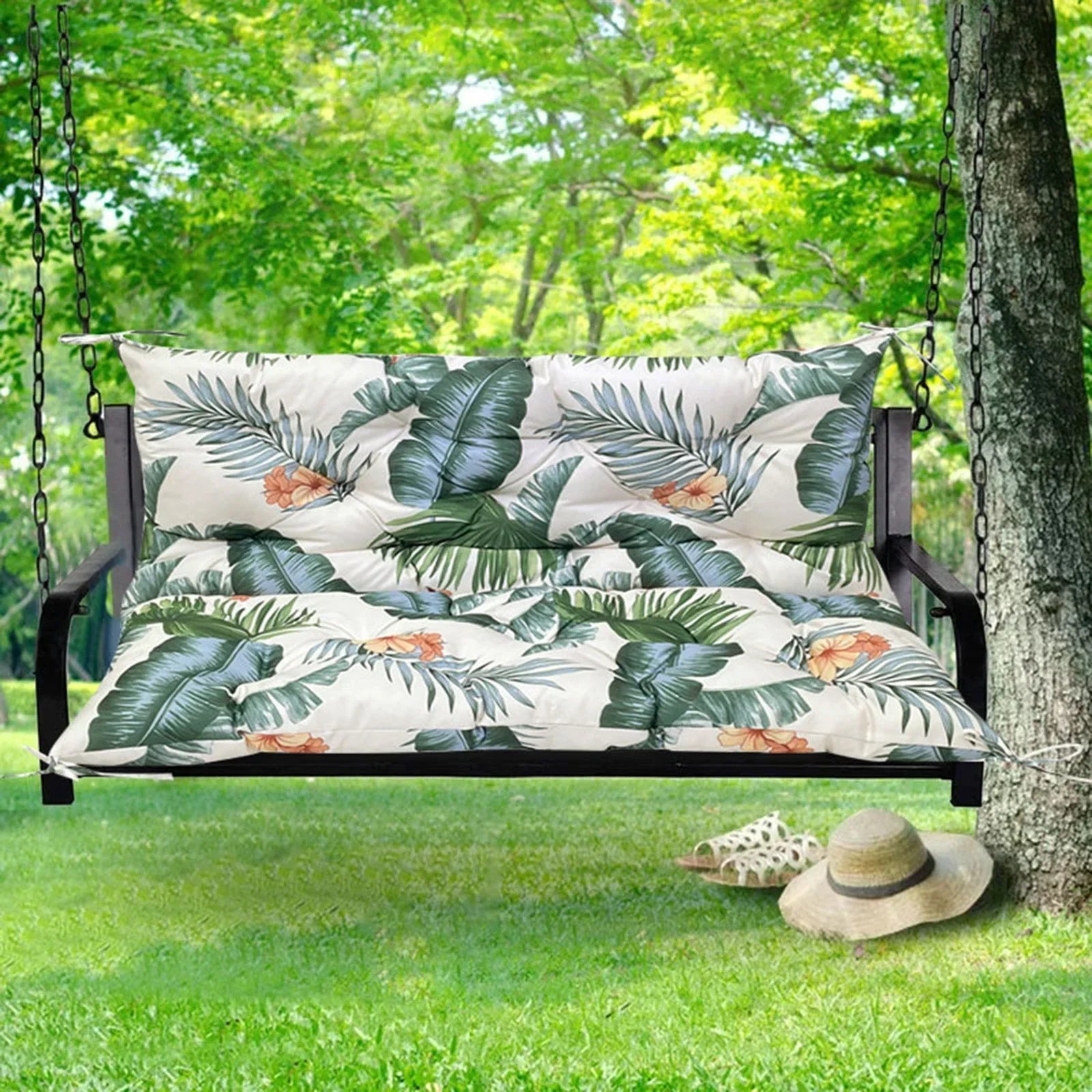 Coussin palette extérieur imperméable et antidérapant pour mobilier de jardin.