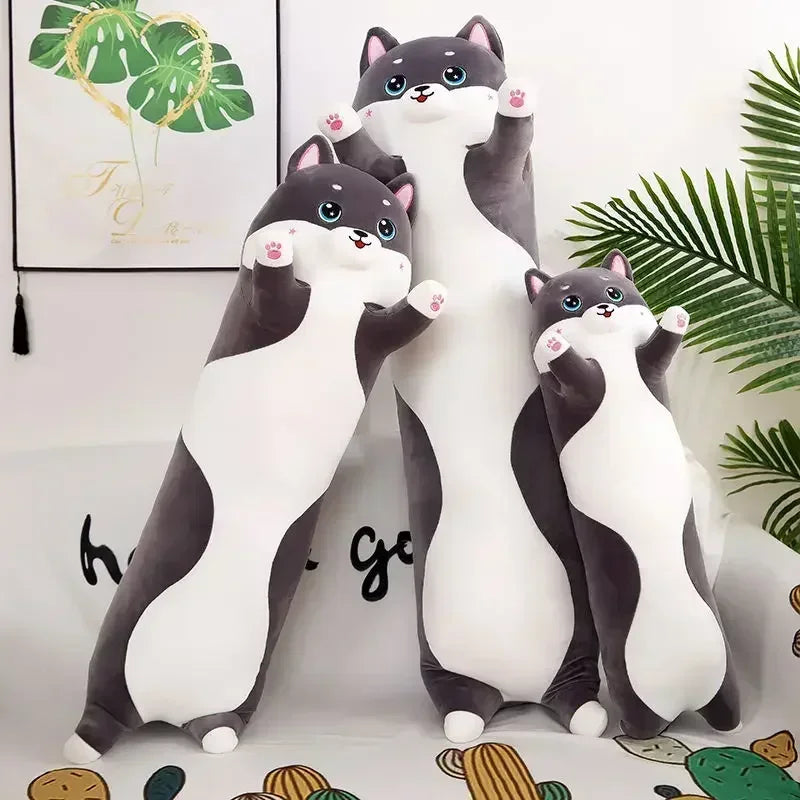 The long cat cushion for a unique and cute decoration