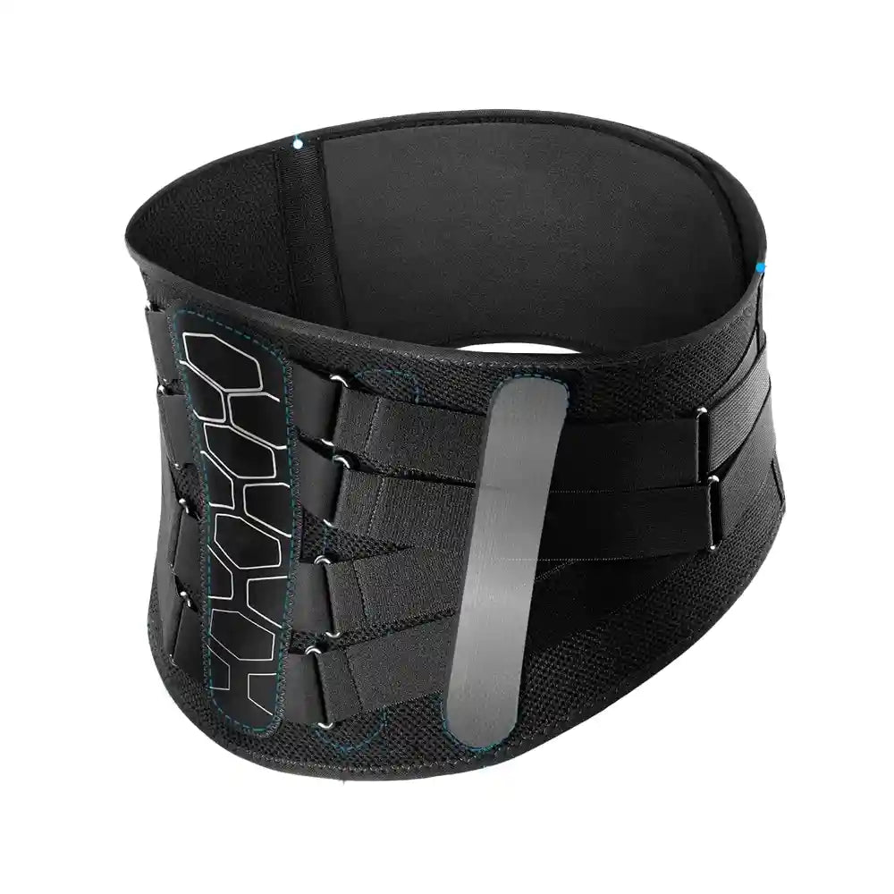 Ceinture de soutien lombaire SpineGuard Pro™ avec système de poulie et renforts pour soulager la sciatique et la hernie discale.
