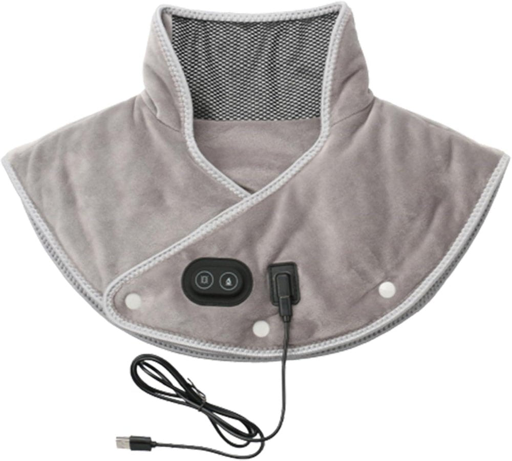 La minerve chauffante pour cervicales ThermoCollar™, montrant sa forme et son contrôleur de température intégré.