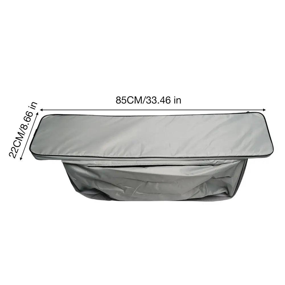 Coussin bateau extérieur gris avec sac de rangement pratique - Mon - Coussin