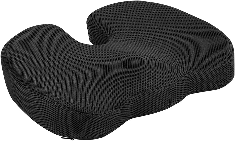 Coussin chaise mousse mémoire noir - Mon - Coussin