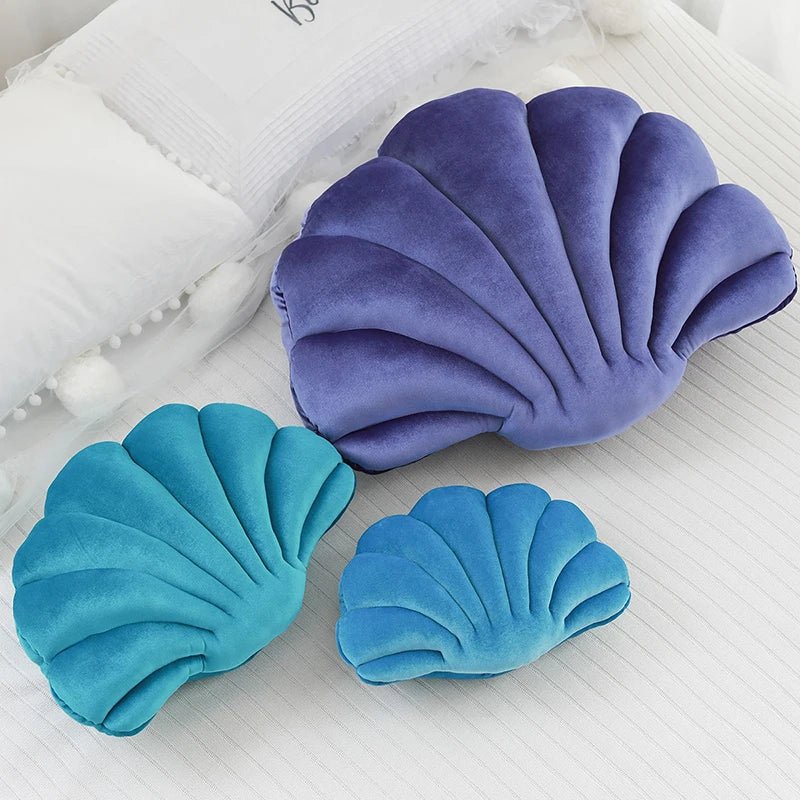 Coussin coquillage bleu - Mon - Coussin