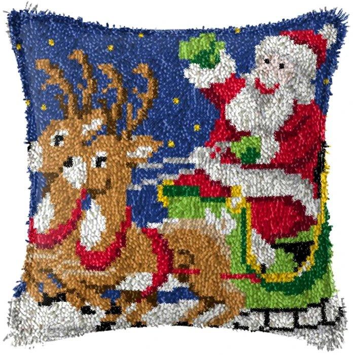 Coussin de noel au crochet - Mon - Coussin