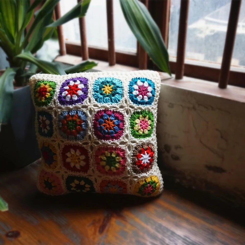 Coussin fleur crochet - Mon - Coussin