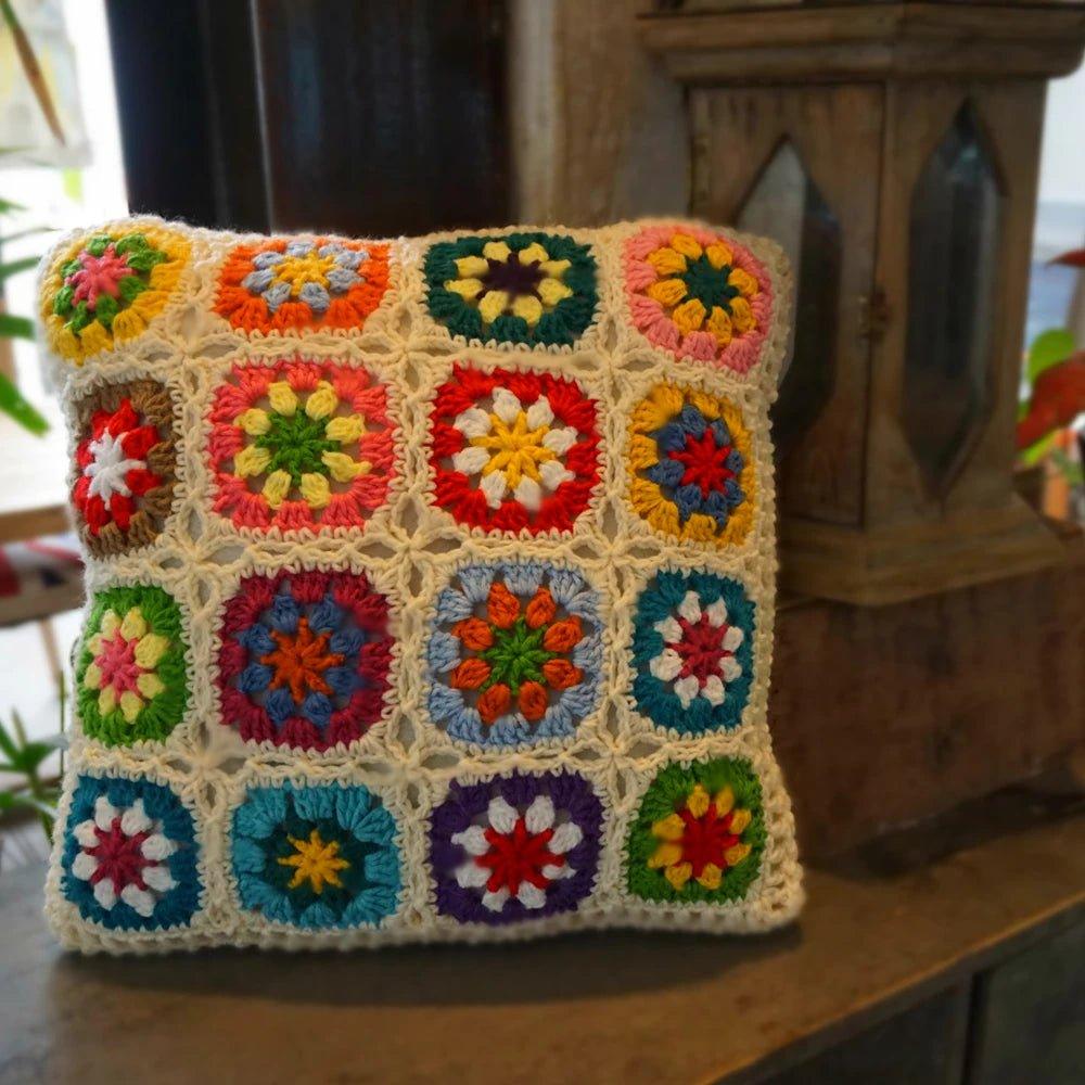 Coussin fleur crochet - Mon - Coussin