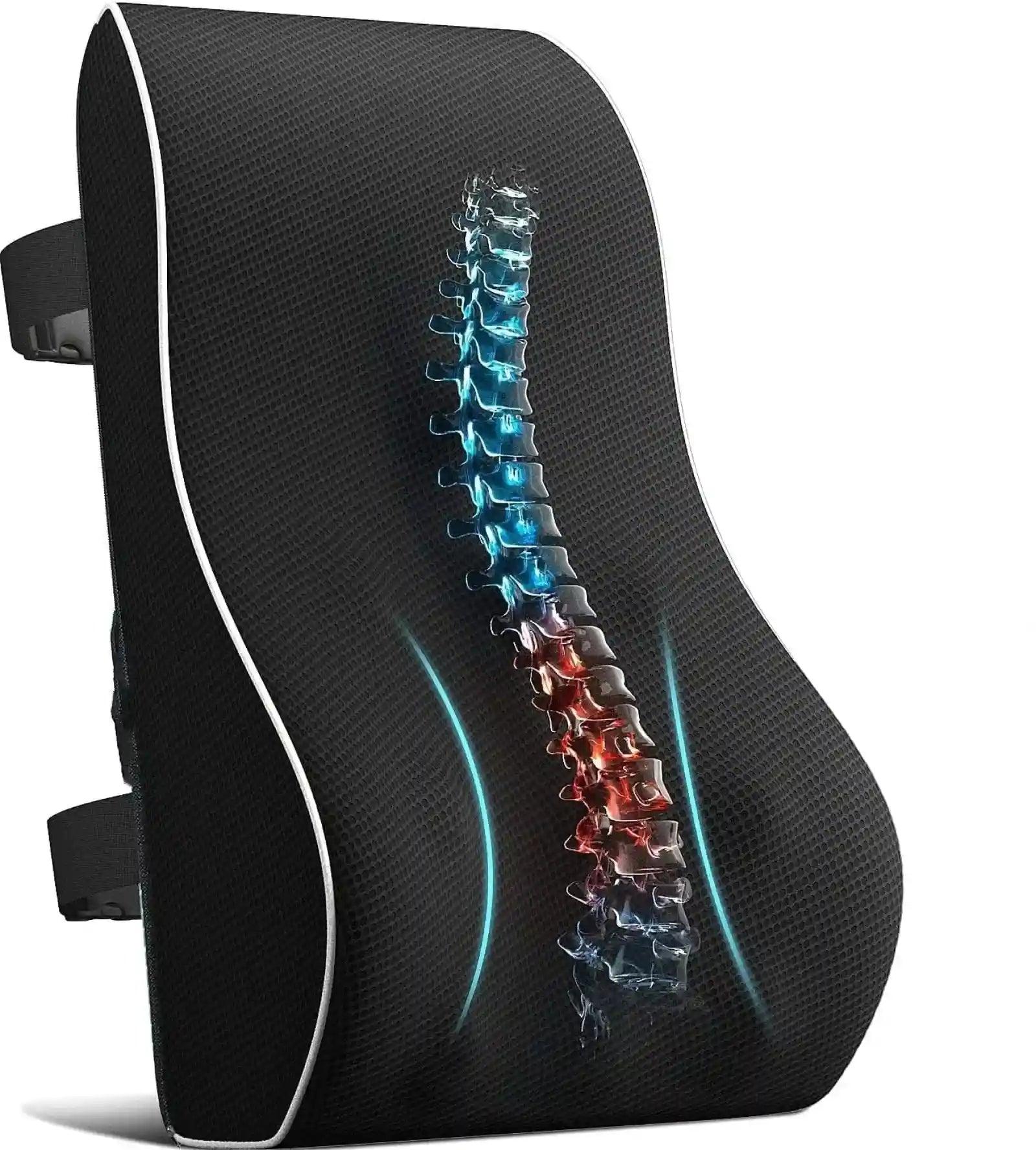 Office Chair Lumbar Cushion - Ergonomic Back Support