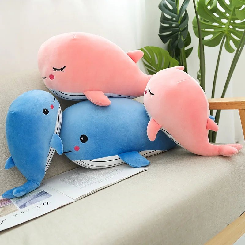 Coussin peluche baleine - Mon - Coussin