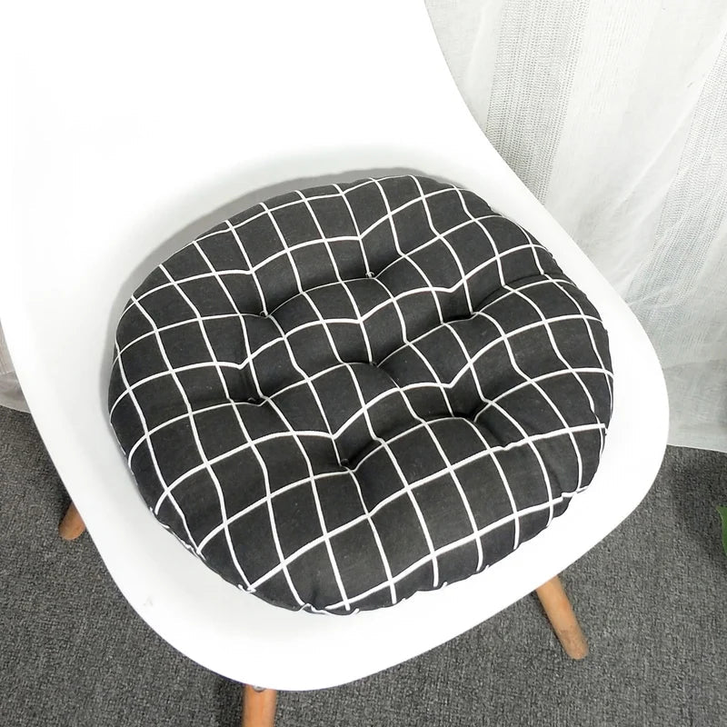 Coussin rond 40 cm en coton - Mon - Coussin