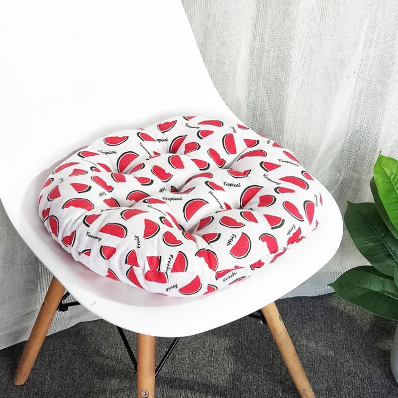 Coussin rond 40 cm en coton - Mon - Coussin