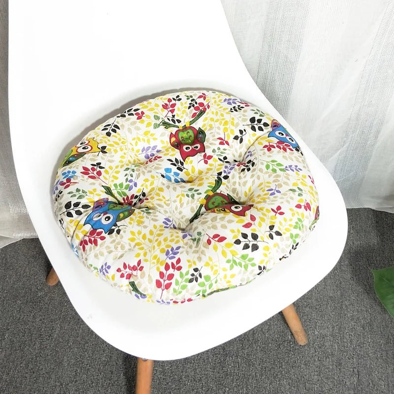 Coussin rond 40 cm en coton - Mon - Coussin