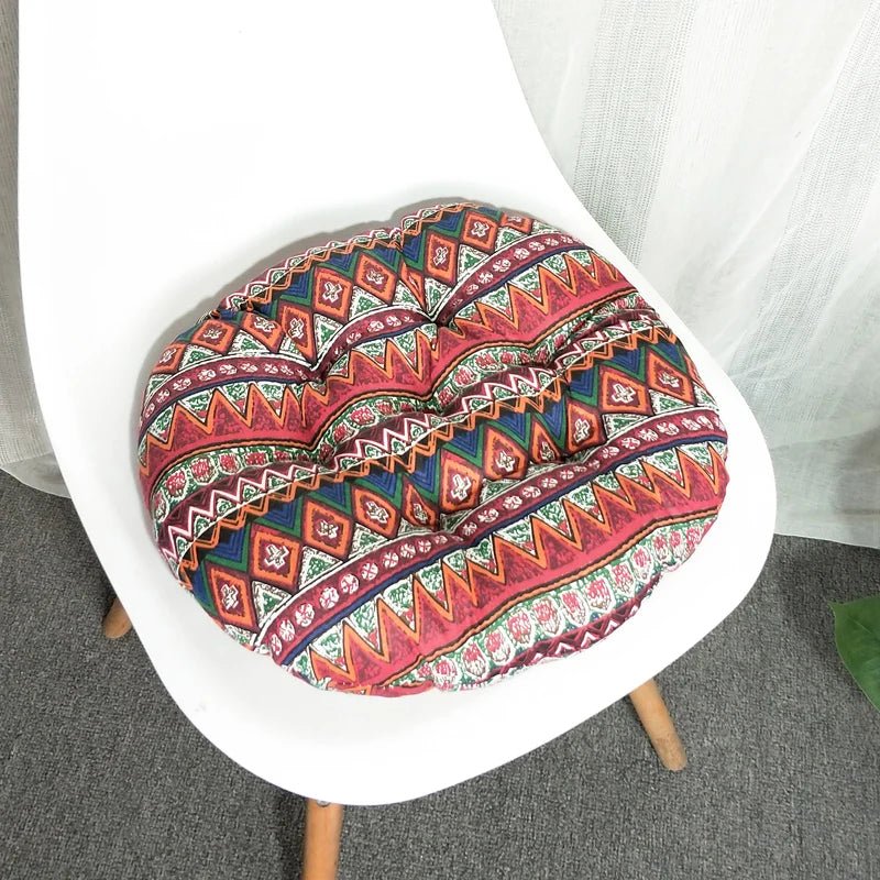 Coussin rond 40 cm en coton - Mon - Coussin