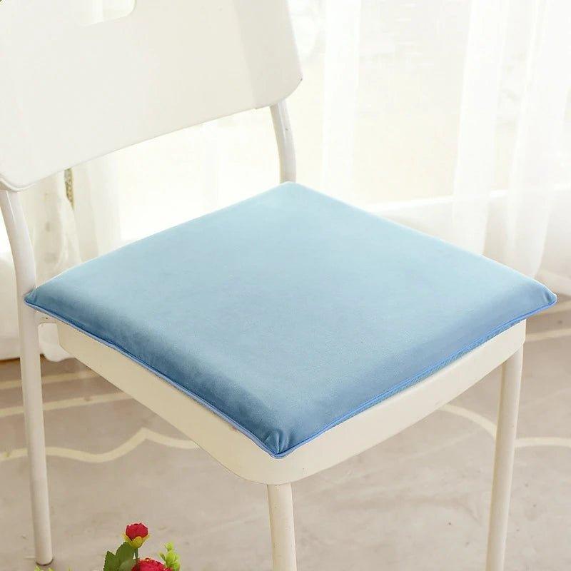 Galette de chaise déhoussable carré en coton - Mon - Coussin